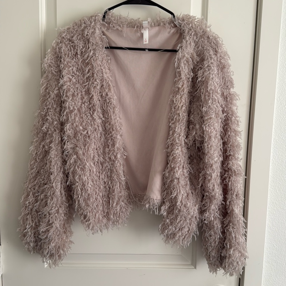 Xhilaration Shag Jacket - Size Small